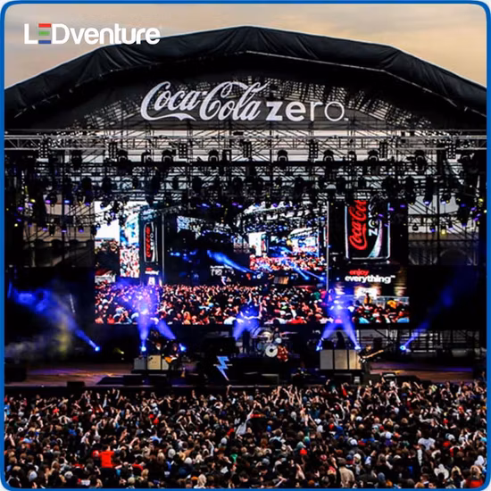 Pantalla LED HD para interiores y exteriores a todo color para publicidad Ventana de alquiler Pantalla LED Servicio frontal Servicio trasero Diseño de esquina flexible con precio de fábrica