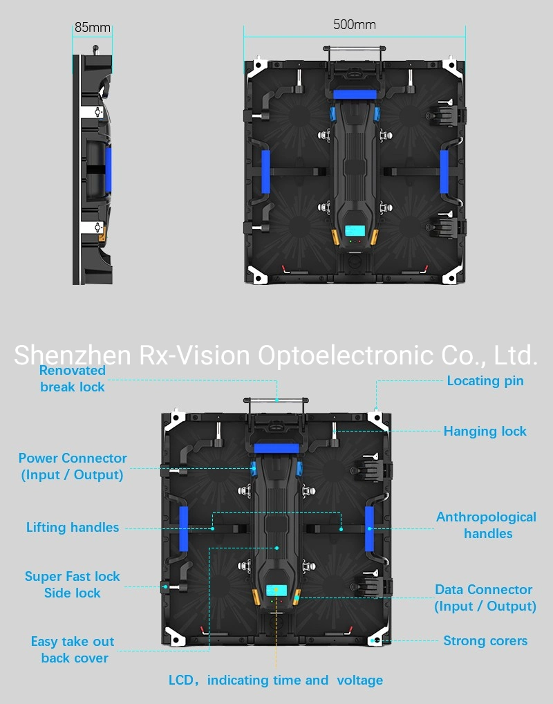 High Quality P1.953 P2.604 P2.976 P3.91 P4.81 LED Screen Panel