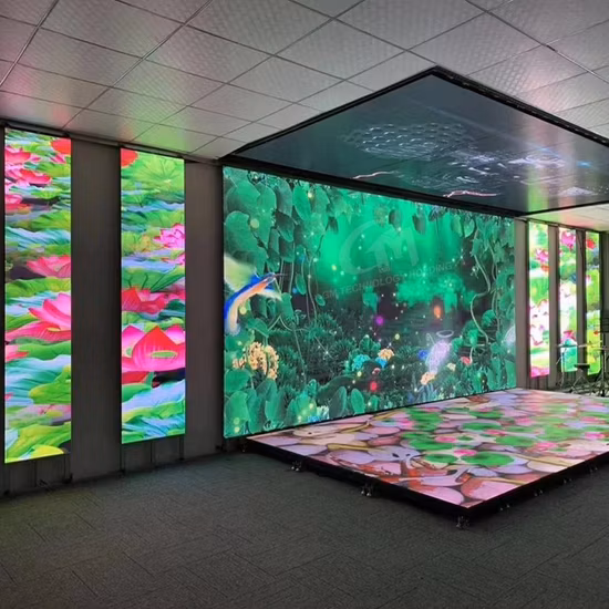 P3.91 Pantalla LED súper ligera ultra delgada para interiores para escenario o publicidad
